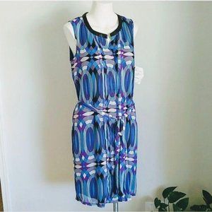 Banana Republic Fitted Dress Blue 4 NWT Womens